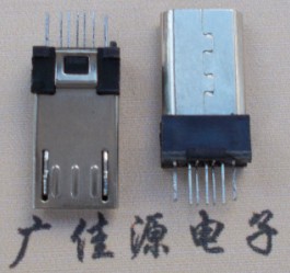 Micro USB公頭5p|加長款15帶地腳|不銹鋼夾板式耐高溫 Micro USB公頭5p|加長款15帶地腳|不銹鋼夾板式耐高溫
