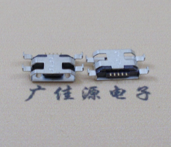 Micro USB 母座可根據PC板尺寸設計端子長短封裝