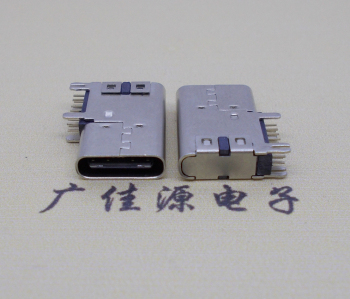 usb type c14p測插母頭,電源腳雙排側插板