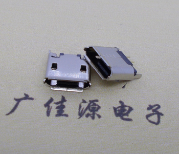 立插板micro母座加高款,H=6.6mm連接器micro usb座子