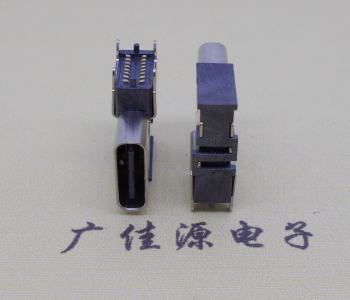 側插墊高usb type-c16pin大電流貼片母座接口