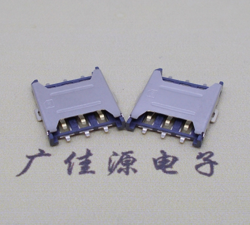 NANO SIM卡卡座1.35H6P微型卡插拔手機卡槽材質